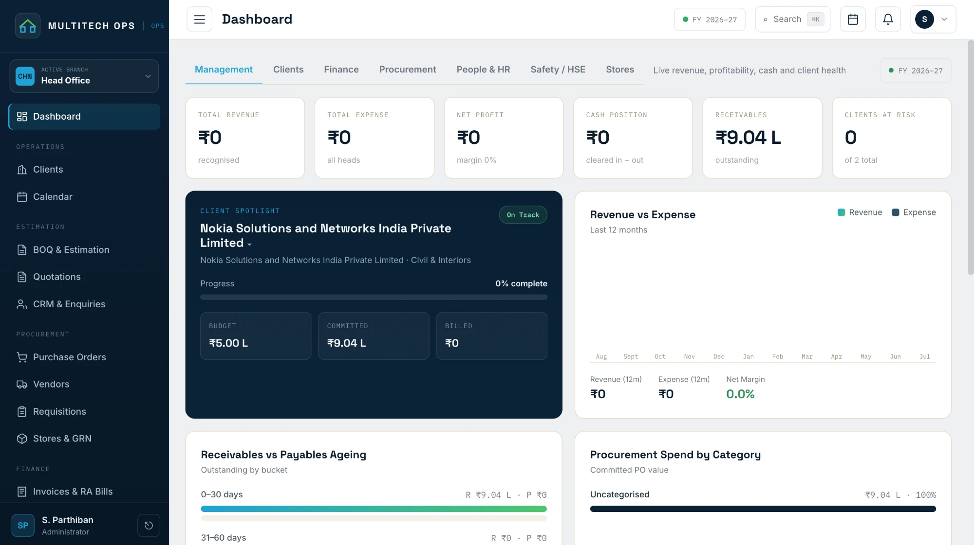 site360 interface